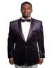 Mens Eggplant Tuxedo - Mens Floral Pattern Velvet Tuxedo Prom Dark Burgundy Plum Dinner Jacket