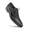 Postdam Black European Cordovan Calfskin & Soft Deerskin Men's Oxford By Mezlan Made In Spain Brand