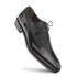 Postdam Black European Cordovan Calfskin & Soft Deerskin Men's Oxford By Mezlan Made In Spain Brand
