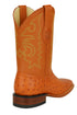 Men's Los Altos Ostrich Skin Wide Square Toe Boots - B