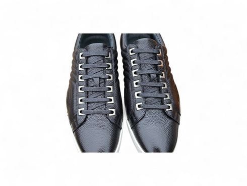 Primo Hand Burnished Leather Sneakers