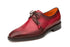 Principe Burgundy/Rust Patina Leather Men’s Derby Shoes By Mezlan Made In Spain Brand