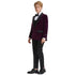 5pc Purple Boys Velvet Tuxedo Bowtie by Tazio