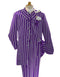 Purple and White Pinstripe - Gangster 1920s Pinstripe Suit - Mens Fashion Suit