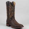 Men's Quincy Boots Wide Cowboy Boots Square Toe - Chocolate