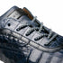 Men's Quevedo Jean/Blue Genuine Crocodile Exotic Sneaker By Mezlan Made In Spain Brand