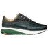 Men's Quevedo Forest/Green Genuine Crocodile Exotic Sneaker By Mezlan Made In Spain Brand