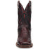 Dan Post Men’s Alamosa Black and Cherry Full Quill Ostrich Boots