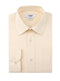Slim Fit Cotton Convertible Cuff Dress Shirt In Beige
