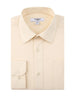 Slim Fit Cotton Convertible Cuff Dress Shirt In Beige