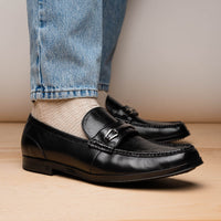 Marco Di Milano Ravello Black Leather Oxford Dress Shoe