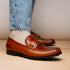 Marco Di Milano Ravello Cognac Leather Oxfords