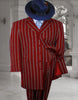 Red  - 1920s Suit - Gangster Long Suit