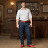 Red Ostrich Print Boots Pointy Toe Pointed Toe