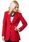 Executive Apparel Ultralux Women's Red Blazer Jacket