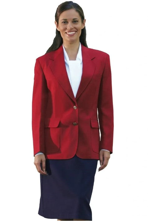Neil Allyn Career Basics Women's Red Blazer Jacket