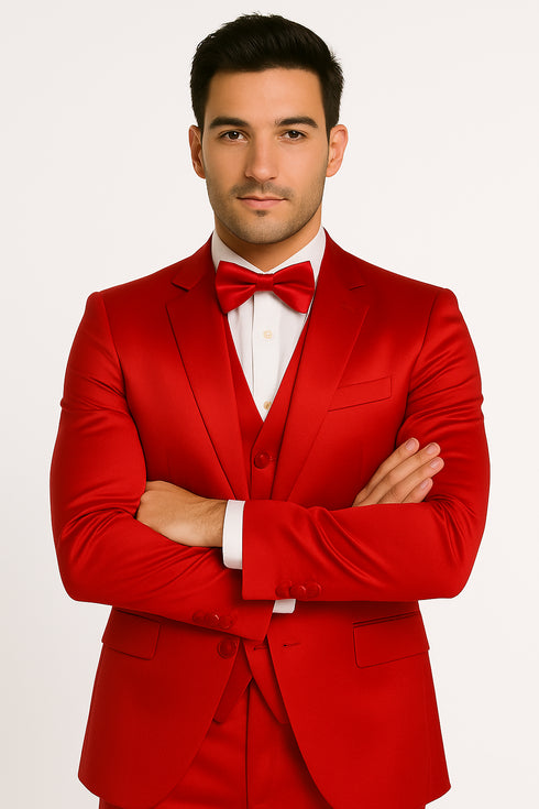 Red-satin-tux-wedding-prom