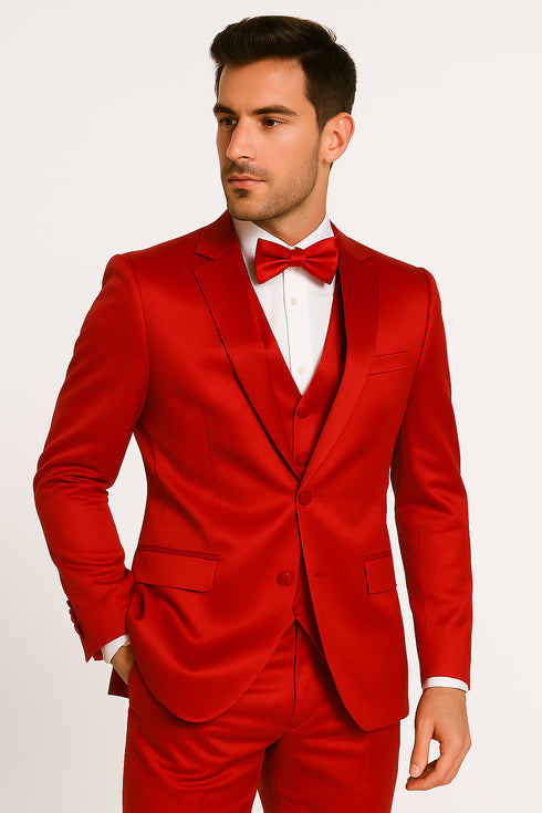 Red-satin-tux-wedding-prom