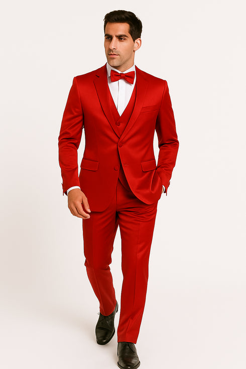 Red-satin-tux-wedding-prom