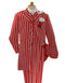 Red and White Pinstripe Gangster 1920s Pinstripe Suit - Mens Fashion Suit
