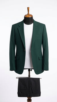 Neil Allyn Career Basics Men’s Hunter Green Blazer, Classic 2 Button Formal Sport Coat for Weddings, Church and Business Events
