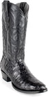 Original Black Caiman (Gator) Belly Skin Round Toe Boot