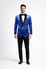 Wedding & Prom Royal Blue Rose Tuxedo Jacket – Slim Fit