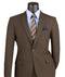 (42S Blazer) Brown Slim Fit Jacket