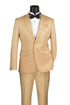 Mens Tone-on-Tone Paisley Slim Fit 2-Piece Formal Suit