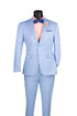 Mens Tone-on-Tone Paisley Slim Fit 2-Piece Formal Suit