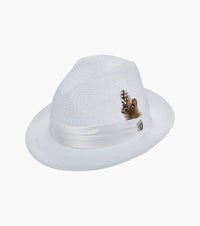 DUBLIN FEDORA Poly Braided Pinch Front Hat