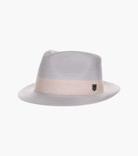 CALEM FEDORA Poly Braid Pinch Front Hat