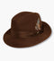 ASH FEDORA Crushable Wool Felt Pinch Front Hat