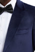 Men's Stacy Adams Modern Fit Velvet Blazer in Navy Blue