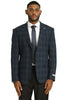Men's Stacy Adams Modern Fit Business Sport Coat Blazer in Dark Green Plaid