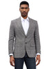 Men's Stacy Adams Modern Fit Business Sport Coat Blazer in Charcoal Grey Plaid