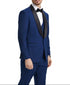 Stacy Adams - Indigo 3 Piece Hybrid Fit Tuxedo Satin Shawl Lapel