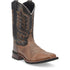 Laredo Montana Sand and Brown Leather Broad Square Toe Boots for Men
