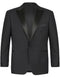 Black Tuxedo - Mens Wedding Suit - Solid Pattern Black Prom Suit