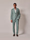 Mens Linen Suit For Beach Wedding - Summer Suit in Sea Green