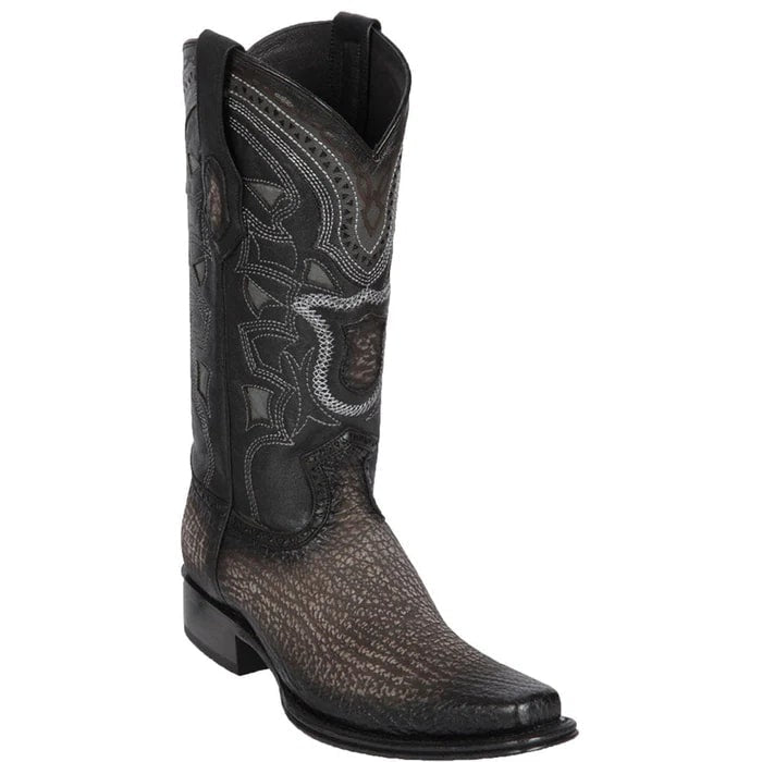 Los Altos Boots - Mens Dress Cowboy Boot - Low Priced Ankle Square Toe Boot - Taupe- in Taupe main image 0