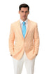 Striped seersucker Orange Blazer