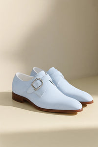Signature Buckle Monk Strap Shoe