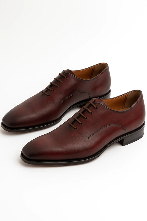 Signature Burnished Lace-up Derby