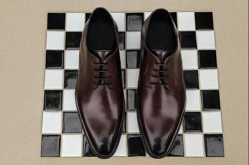 Signature Burnished Lace-up Derby