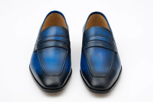 Signature Leather Penny Loafer Slip-on