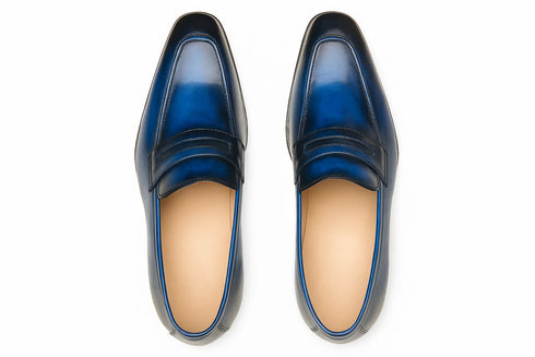 Signature Leather Penny Loafer Slip-on