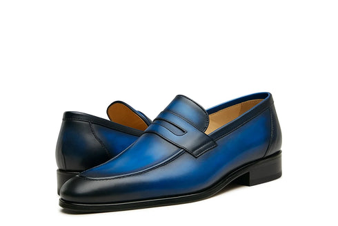 Signature Leather Penny Loafer Slip-on