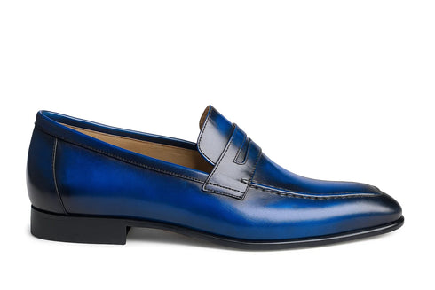 Signature Leather Penny Loafer Slip-on
