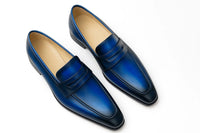 Signature Leather Penny Loafer Slip-on